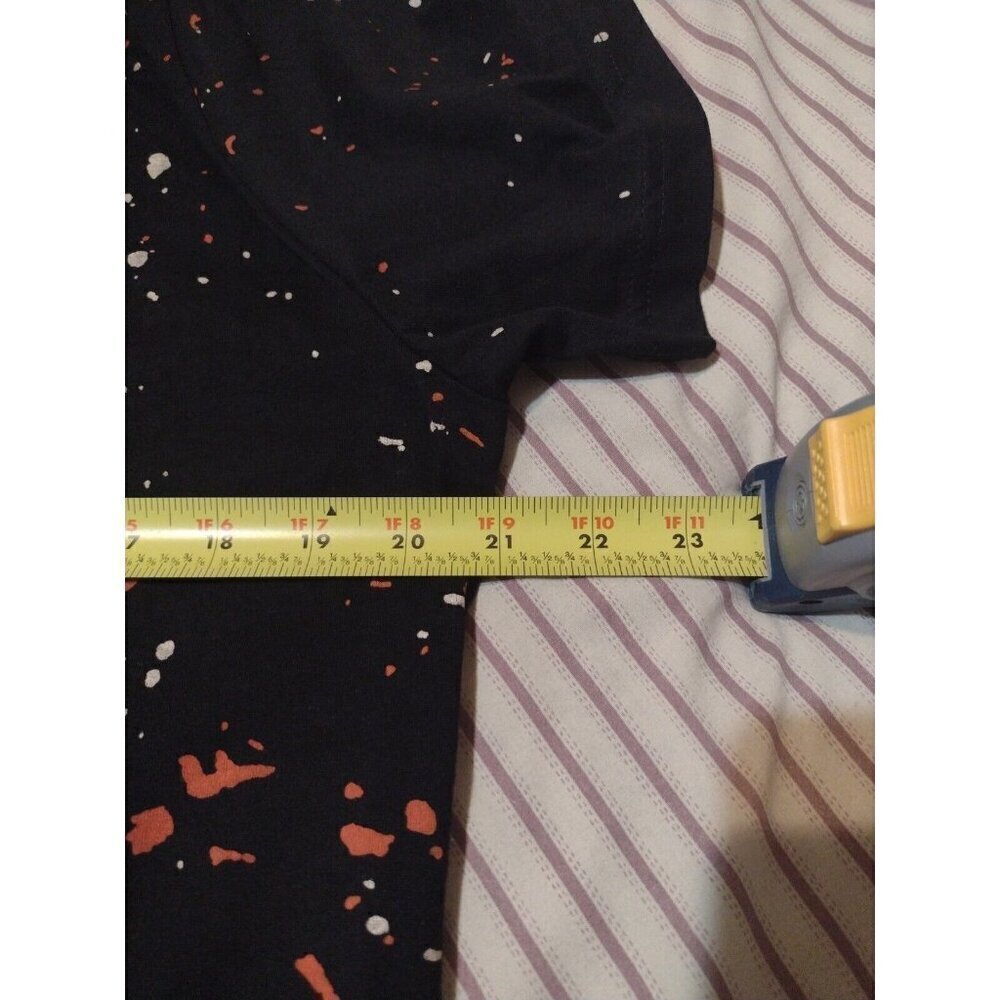 New NWT Women's Denim & Flower Ricky Singh Trick or Treat T-Shirt XL Black - Picture 9 of 10